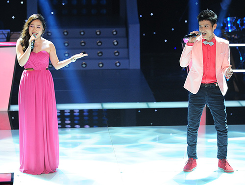 The Voice 2013,Giọng Hát Việt 2013,Diva Hồng Nhung,Mỹ Linh,Đàm Vĩnh Hưng 2013,Nhạc sĩ Quốc Trung,vòng Đối đầu The Voice