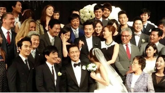 Sao Hàn,Lee Byung Hun,Lee Min Jung,Đám cưới Lee Byung Hun
