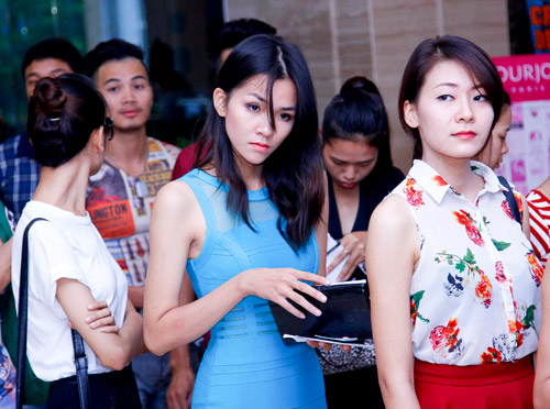 Vietnam's Next Top Model 2013,siêu mẫu thanh hằng,đỗ mạnh cường,giám khảo nam trung,vòng casting Vietnam's Next Top Model 2013,Bản Sao Đan Lê