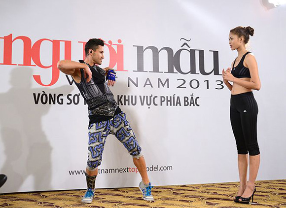 Vietnam's Next Top Model 2013,siêu mẫu thanh hằng,đỗ mạnh cường,giám khảo nam trung,vòng casting Vietnam's Next Top Model 2013