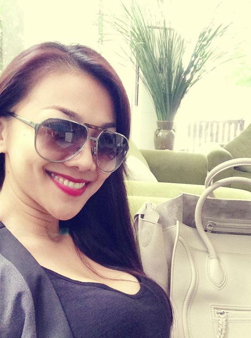 Siêu mẫu Thanh Hằng,Thanh Hằng 2013,Kính râm