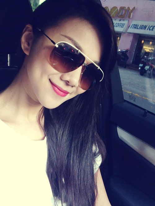 Siêu mẫu Thanh Hằng,Thanh Hằng 2013,Kính râm