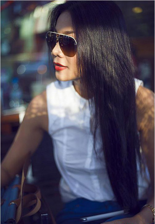 Siêu mẫu Thanh Hằng,Thanh Hằng 2013,Kính râm