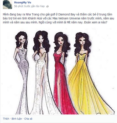 Trương Thị May,Hoa hậu Hoàn vũ 2013,Á hậu Hoàng My,Miss Universe 2013