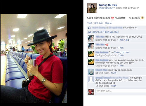 Trương Thị May,Hoa hậu Hoàn vũ 2013,Á hậu Hoàng My,Miss Universe 2013