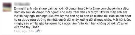 Lừa đảo,Người vô gia cư,Ăn xin