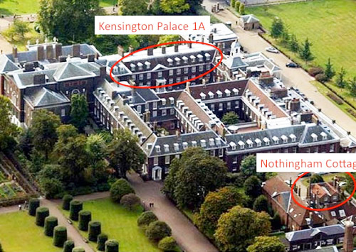 Hoàng tử William,Công nương Kate,Cung điện Kensington