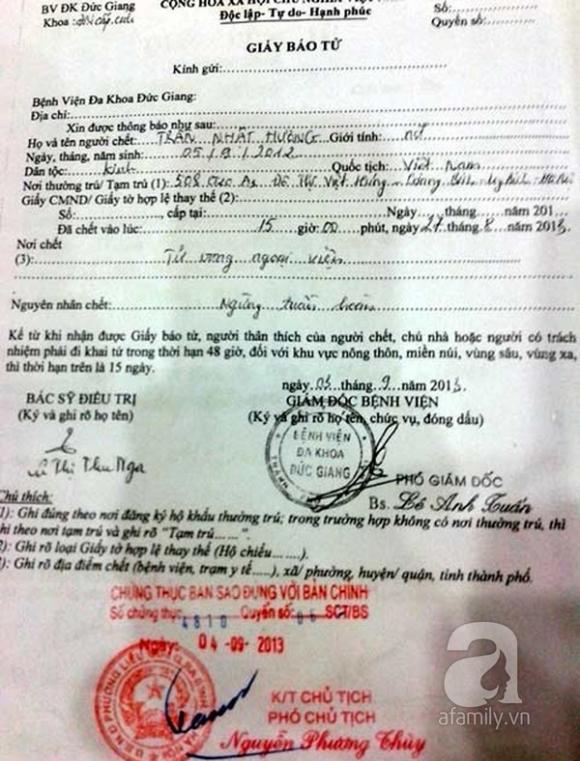 Thiên thần nhỏ,Trường mầm non,tai nạn thương tâm,bé 1 tuổi tử vong tại trường mầm non