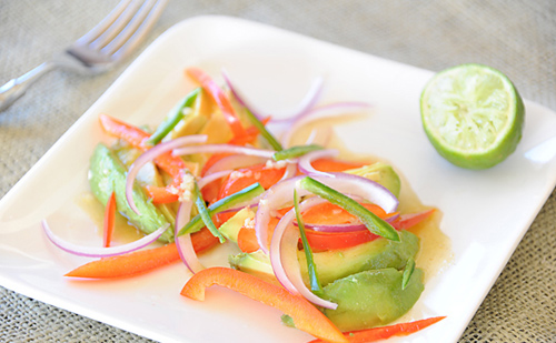 Món ăn ngon,Salad Bơ,Salad Hoa quả