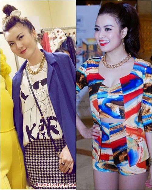Phụ kiện sao việt,Trang sức sao việt,Hồ Ngọc Hà,Tâm Tít,Vòng ngọc trai