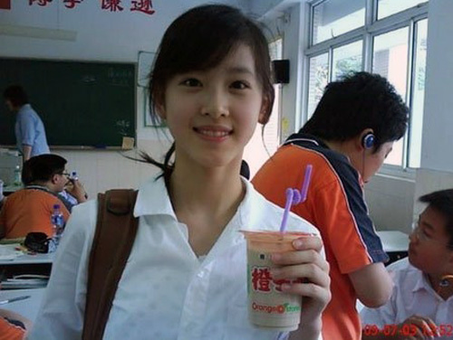 Cô bé trà sữa,hot girl Trung Quốc,Chương Trạch Thiên