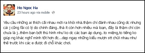 Scandal sao việt, Tâm Tít, Hồ Ngọc Hà, Hương Tràm, Sao Việt, Sao Viet