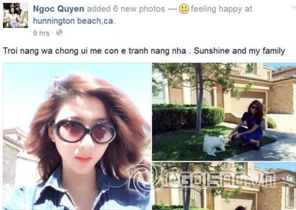 Ngọc Quyên, Ngọc Quyên mang bầu, Ngọc Quyên đẹp hơn sau kết hôn, Ngọc Quyên ở Mỹ, Ngọc Quyên 2014