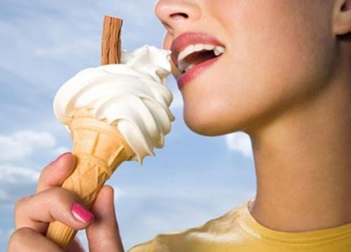 Ăn kem, Lợi ích của việc ăn kem, Tác hại của việc ăn kem