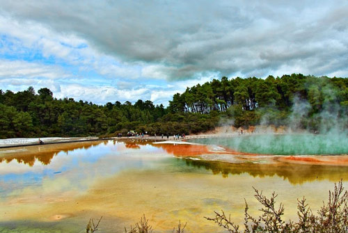 Hồ Sâm panh, Đảo North Island, Du lịch New Zealand