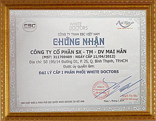 Mỹ phẩm Mai hân, Mỹ phẩm White Doctors, Mỹ phẩm chính hãng, Mỹ phẩm trị mụn