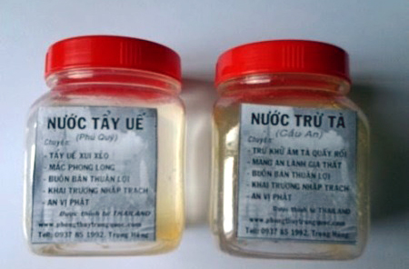 Nước trừ tà, Đồ Trung Quốc, Vệ sinh an toàn thực phẩm