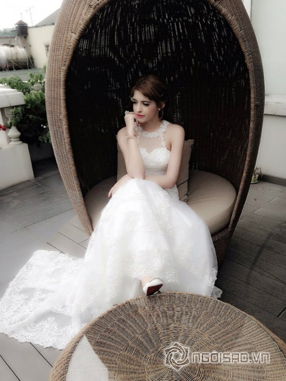 Andrea, Andrea làm cô dâu, ảnh ngắm Andrea, Andrea cô dâu dịu dàng 