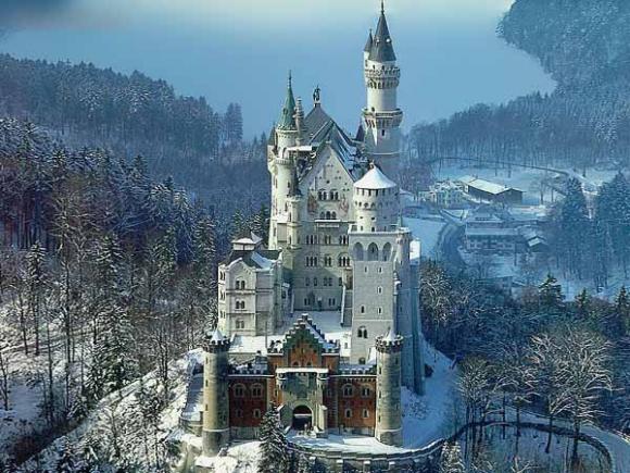 Lâu đài,lâu đài của các nàng công chúa,ghé thăm lâu đài Neuschwanstein
