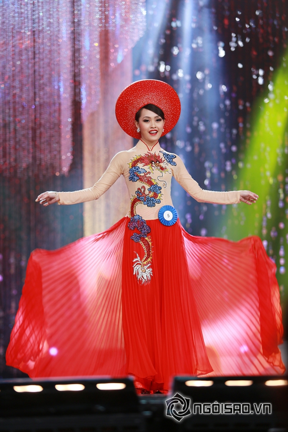 Hoa hậu người việt thế giới 2014,tường vy đăng quang,hoa hậu tường vy,mẫu trẻ tường vy,gà của vũ khắc tiệp