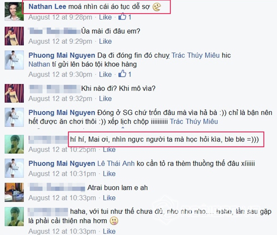 Nathan Lee, Nathan Lee lộ ngực như phụ nữ, Nathan Lee và Phương Mai, Phương Mai, Nathan Lee 2014, sao Việt