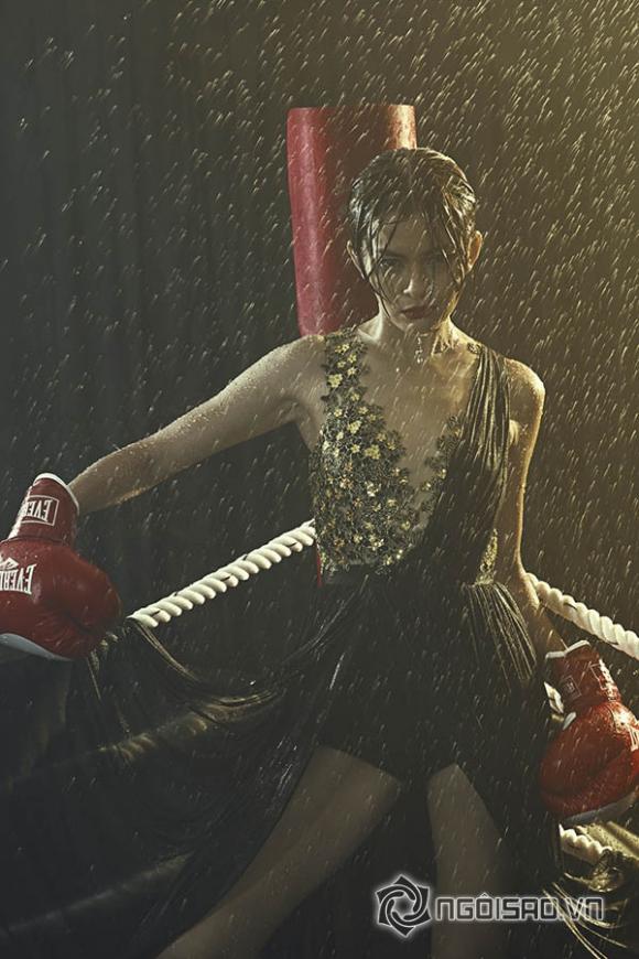 Mâu Thanh Thủy, Vietnam’s Next Top Model 2014, Mâu Thanh Thủy hóa võ sĩ boxing đầy quyến rũ