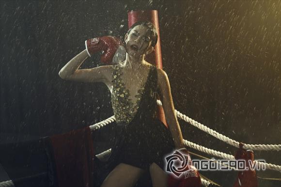 Mâu Thanh Thủy, Vietnam’s Next Top Model 2014, Mâu Thanh Thủy hóa võ sĩ boxing đầy quyến rũ