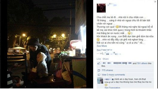 Em bé,em bé 26 tháng tuổi,xót xa em bé 26 tháng tuổi đi bán bột
