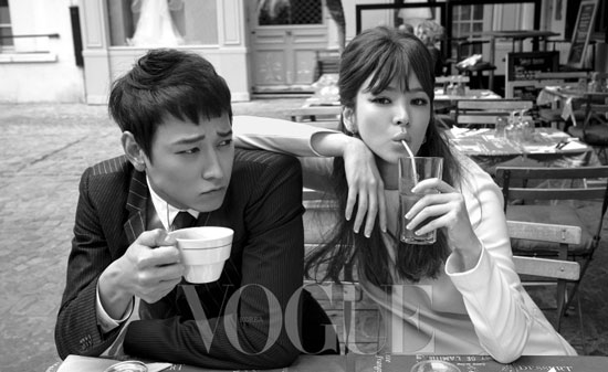 Kang Dong Won,Song Hye Kyo,bộ ảnh thời trang của sao Hàn,Kang Dong Won và Song Hye Kyo trên tạp chí Vogue,Brilliant My Life