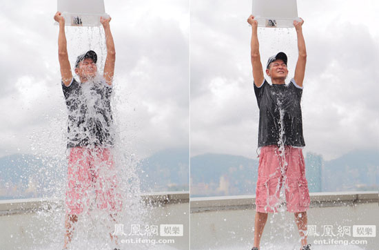 dội nước đá,Ice Bucket Challenge,sao châu Á dội nước đá lên người,hiệu ứng lan tỏa của Ice Bucket Challenge,sao Âu Mỹ
