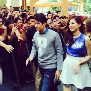 Baifern Pimchanok, Mario Maurer, Penshoppe Fan Conference 2014, sao Thái Lan