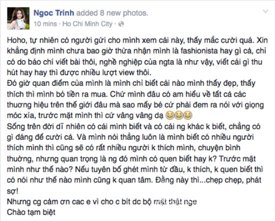 Ngọc Trinh hai lúa, Ngọc Trinh bị bạn chơi xỏ, Ngọc Trinh thời trang, Ngọc Trinh bức xúc 