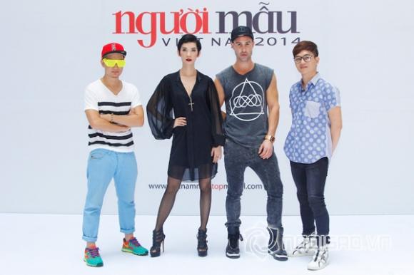 Xuân Lan, Adam, Nam Trung, Samuel Hoàng , Next Top Model, Vietnam’s Next Top Model 2014