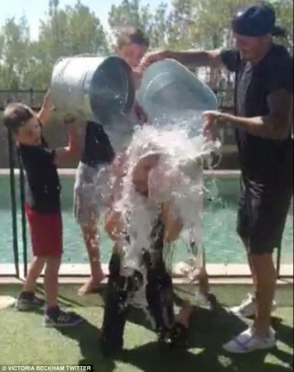 Beck-Vic, Beckham, Victoria, Ice Bucket Challenge