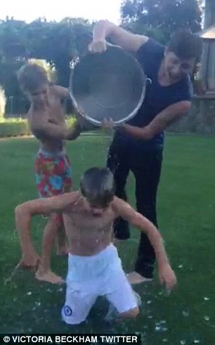 Beck-Vic, Beckham, Victoria, Ice Bucket Challenge