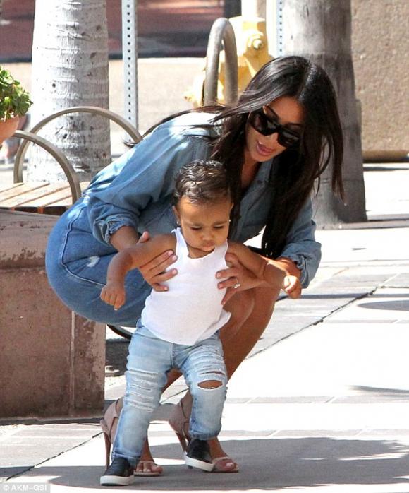 Kim Kardashian, Kim siêu vòng ba, North West, Nori