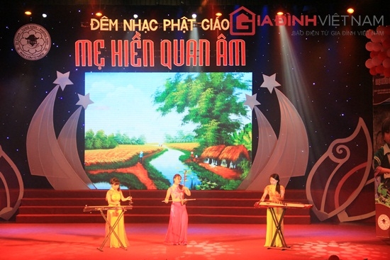 đêm nhạc từ thiện Phật giáo, Trung tâm Văn hóa Nghệ thuật Âu Cơ, đêm nhạc Phật giáo mùa Vu lan báo hiếu, quỹ từ tiện, xây nhà bán trú, học sinh vùng cao
