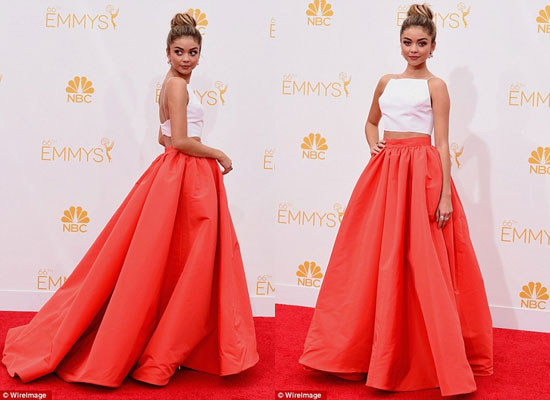 Emmy Awards 2014,mỹ nhân Hollywood,lễ trao giải điện ảnh,sao thế giới quyến rũ trong sắc đỏ