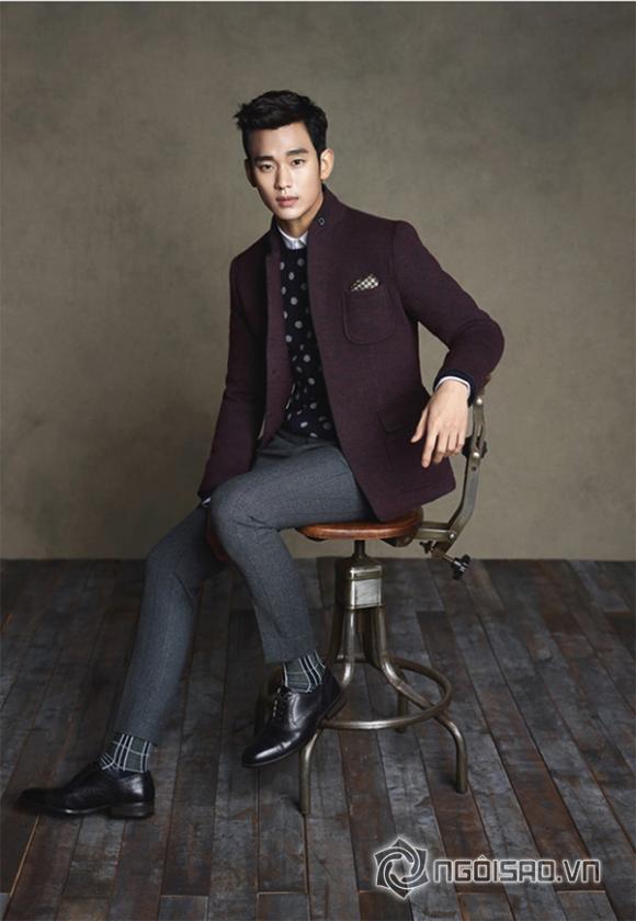 nam diễn viên kim soo hyun,minh tinh trái đất,kim soo hyun thời trang ziozia,sao hàn