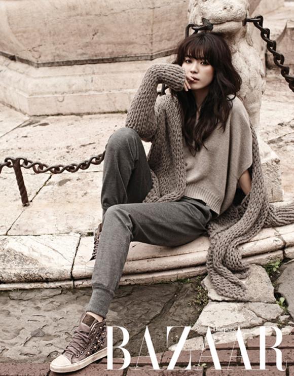 Han Hyo Joo,sao Hàn,Han Hyo Joo trên tạp chí Harper’s Bazaar,nàng Dong Yi Han Hyo Joo
