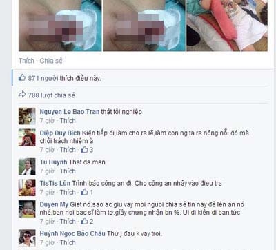 Bé trai bị khoan vào vùng kín, Khoan vùng kín bé trai, Bạo hành trẻ em