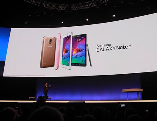 Samsung,Samsung trình làng siêu phẩm Galaxy Note 4 