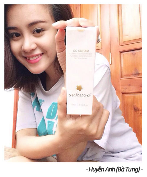 Kem trang điểm, Sakura CC Cream, Kem trang điểm Sakura CC Cream