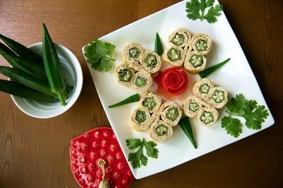 Món ngon,món váng đậu cuộn thịt,váng đậu cuộn thịt ngon miệng cho bữa tối