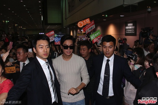Lee Min Ho, fan Lee Min Ho chật cứng, Lee Min Ho tại Đài Loan, fan Lee Min Ho làm tắc sân bay