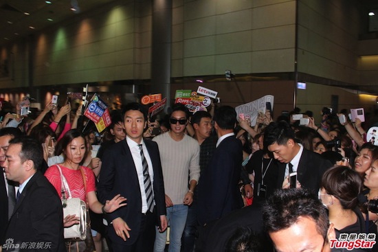 Lee Min Ho, fan Lee Min Ho chật cứng, Lee Min Ho tại Đài Loan, fan Lee Min Ho làm tắc sân bay