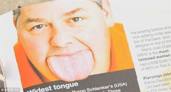 Lưỡi,lưỡi rộng,người đàn ông có lưỡi rộng nhất thế giới