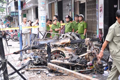 Hỏa hoạn, Cháy tiệm tóc ở Sài Gòn, 7 người chết trong đám cháy tiệm tóc
