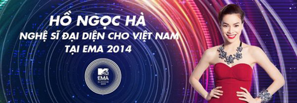 Hồ Ngọc Hà, MTV EMA 2014, Đông Nhi, Sơn Tùng MTP