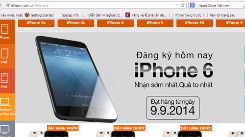iphone,iphone 6, 'Sốt' dịch vụ đặt mua iPhone 6 tại Việt Nam